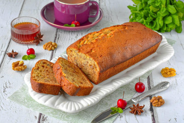 Кекс с грецкими орехами в духовке Кекс с грецкими орехами в духовке