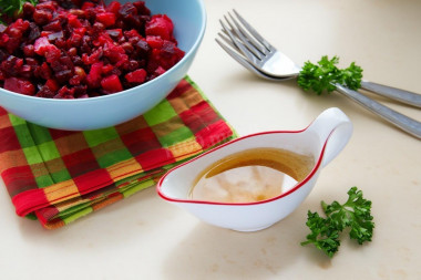 Заправка для винегрета классическая с горчицей Заправка для винегрета классическая с горчицей