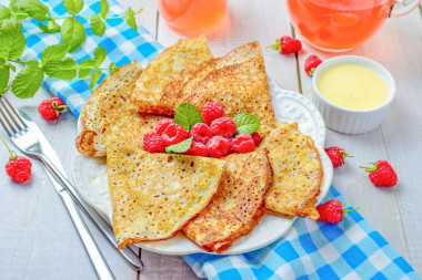 Блины на кефире ажурные с дырочками Блины на кефире ажурные с дырочками