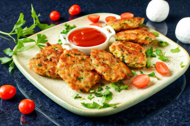 Рубленные котлеты из куриного филе на сковороде Рубленные котлеты из куриного филе на сковороде