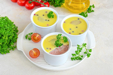 Запечённый паштет из куриной печени в духовке Запечённый паштет из куриной печени в духовке