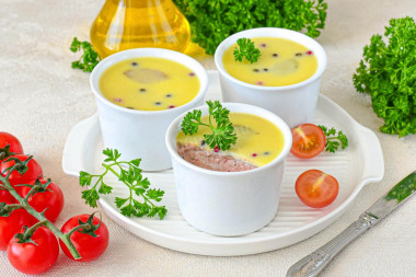 Запечённый паштет из куриной печени в духовке Запечённый паштет из куриной печени в духовке