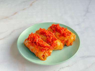 Голубцы на противне в духовке Голубцы на противне в духовке