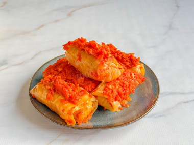 Голубцы на противне в духовке Голубцы на противне в духовке