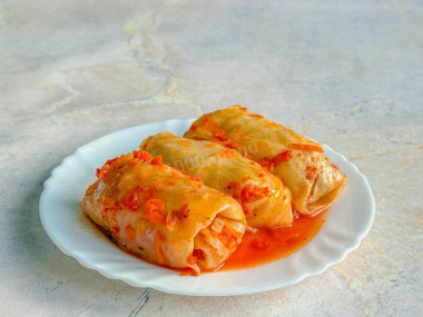 Голубцы на противне в духовке Голубцы на противне в духовке