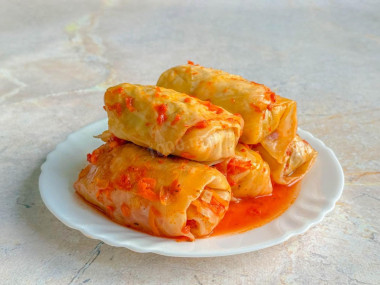 Голубцы на противне в духовке Голубцы на противне в духовке