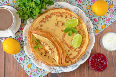 Блины на сухом молоке Блины на сухом молоке