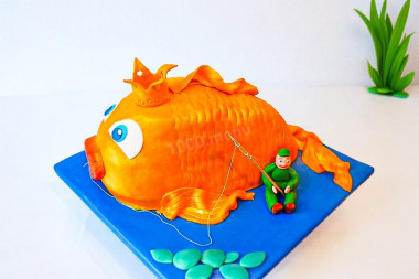 Торт Золотая Рыбка Торт Золотая Рыбка