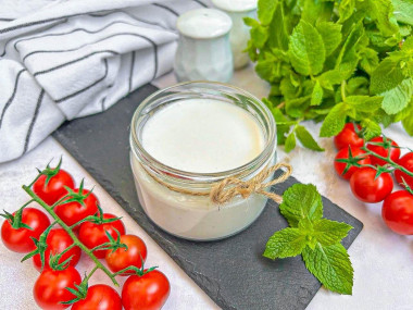 Веганский майонез без яиц Веганский майонез без яиц