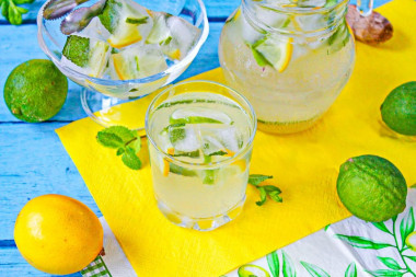 Имбирь лимон мята Имбирь лимон мята