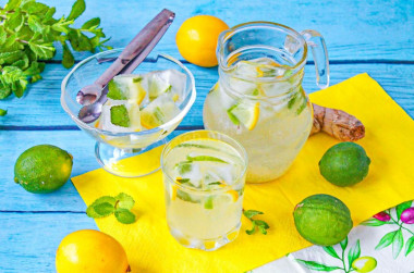 Имбирь лимон мята Имбирь лимон мята