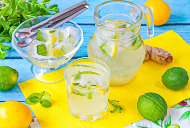 Имбирь лимон мята Имбирь лимон мята