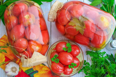 Маринованные помидоры на 3 литровую банку на зиму