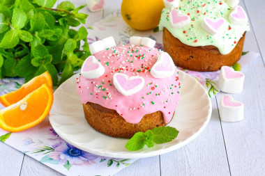 Кулич пасхальный с желатином Кулич пасхальный с желатином