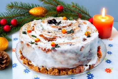 Трухлявый пень классический торт Трухлявый пень классический торт