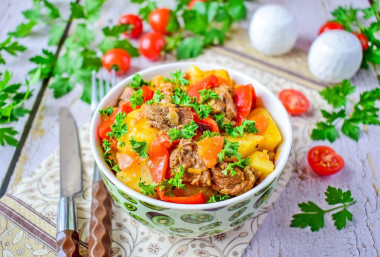 Жаркое из говядины в мультиварке Жаркое из говядины в мультиварке