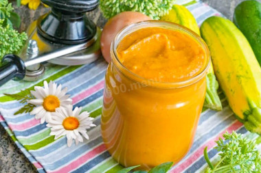 Кабачковая икра с майонезом через мясорубку Кабачковая икра с майонезом через мясорубку