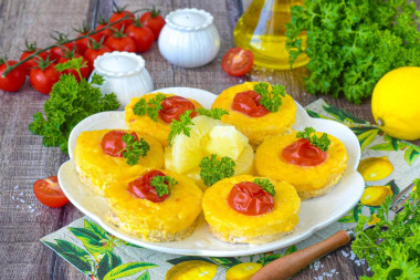Курица под ананасом и сыром в духовке Курица под ананасом и сыром в духовке