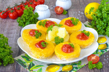 Курица под ананасом и сыром в духовке Курица под ананасом и сыром в духовке