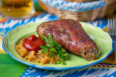 Свиная рулька в аэрогриле Свиная рулька в аэрогриле