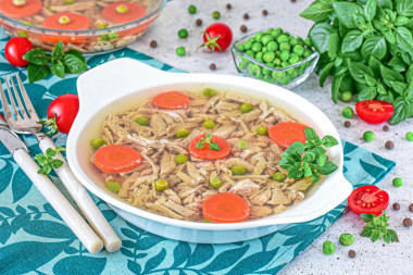 Холодец свиной с желатином Холодец свиной с желатином