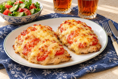 Куриная грудка по французски Куриная грудка по французски