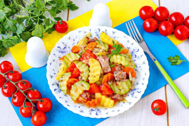 Рагу с тушенкой Рагу с тушенкой