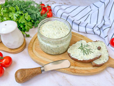 Паштет из сала с чесноком и укропом Паштет из сала с чесноком и укропом