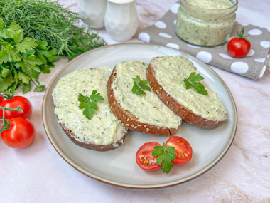 Паштет из сала с чесноком и укропом Паштет из сала с чесноком и укропом