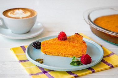 Запеканка из тыквы с манкой Запеканка из тыквы с манкой