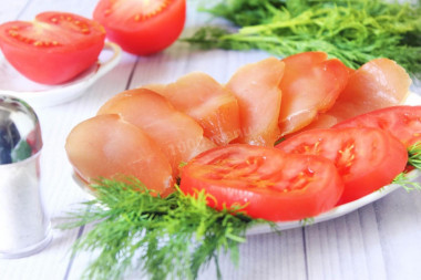 Карпаччо из курицы Карпаччо из курицы