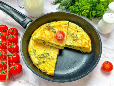 Заливной пирог с луком на сковороде Заливной пирог с луком на сковороде