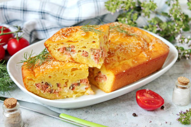 Пирог с рыбой и картошкой в духовке Пирог с рыбой и картошкой в духовке