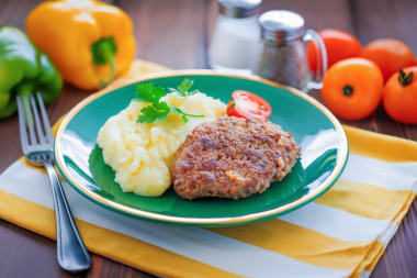 Котлеты из фарша свинина говядина сочные на сковороде Котлеты из фарша свинина говядина сочные на сковороде