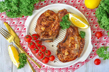 Сочная свиная корейка в аэрогриле Сочная свиная корейка в аэрогриле