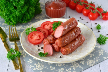 Сосиски в аэрогриле Сосиски в аэрогриле