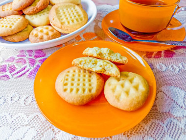 Песочное печенье без яиц Песочное печенье без яиц