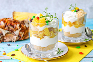 Десерт с ананасом Десерт с ананасом