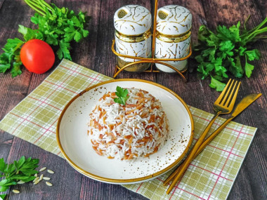 Турецкий плов с пастой орзо Турецкий плов с пастой орзо