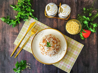 Турецкий плов с пастой орзо Турецкий плов с пастой орзо