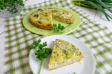 Запеканка из кабачков с фаршем в мультиварке Запеканка из кабачков с фаршем в мультиварке