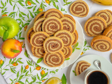 Печенье Улитка с какао Печенье Улитка с какао