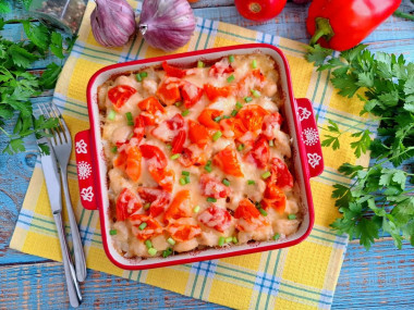 Сочная запеканка из макарон с курицей в духовке Сочная запеканка из макарон с курицей в духовке