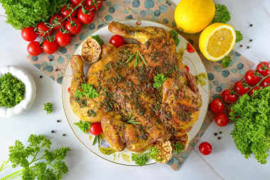 Курица в аэрогриле целиком Курица в аэрогриле целиком