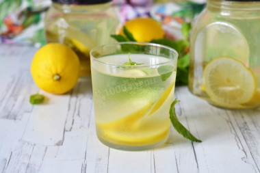 Компот с мятой и лимоном на зиму