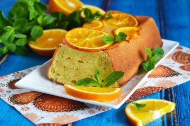 Кекс с апельсиновой цедрой Кекс с апельсиновой цедрой