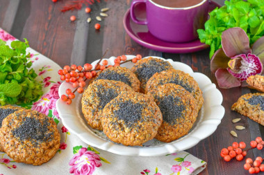 Овсяное печенье с грецкими орехами Овсяное печенье с грецкими орехами