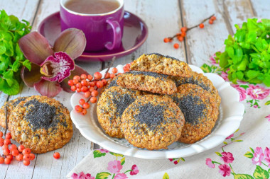 Овсяное печенье с грецкими орехами Овсяное печенье с грецкими орехами