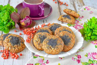 Овсяное печенье с грецкими орехами Овсяное печенье с грецкими орехами