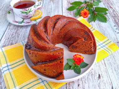 Шоколадный кекс в аэрогриле Шоколадный кекс в аэрогриле